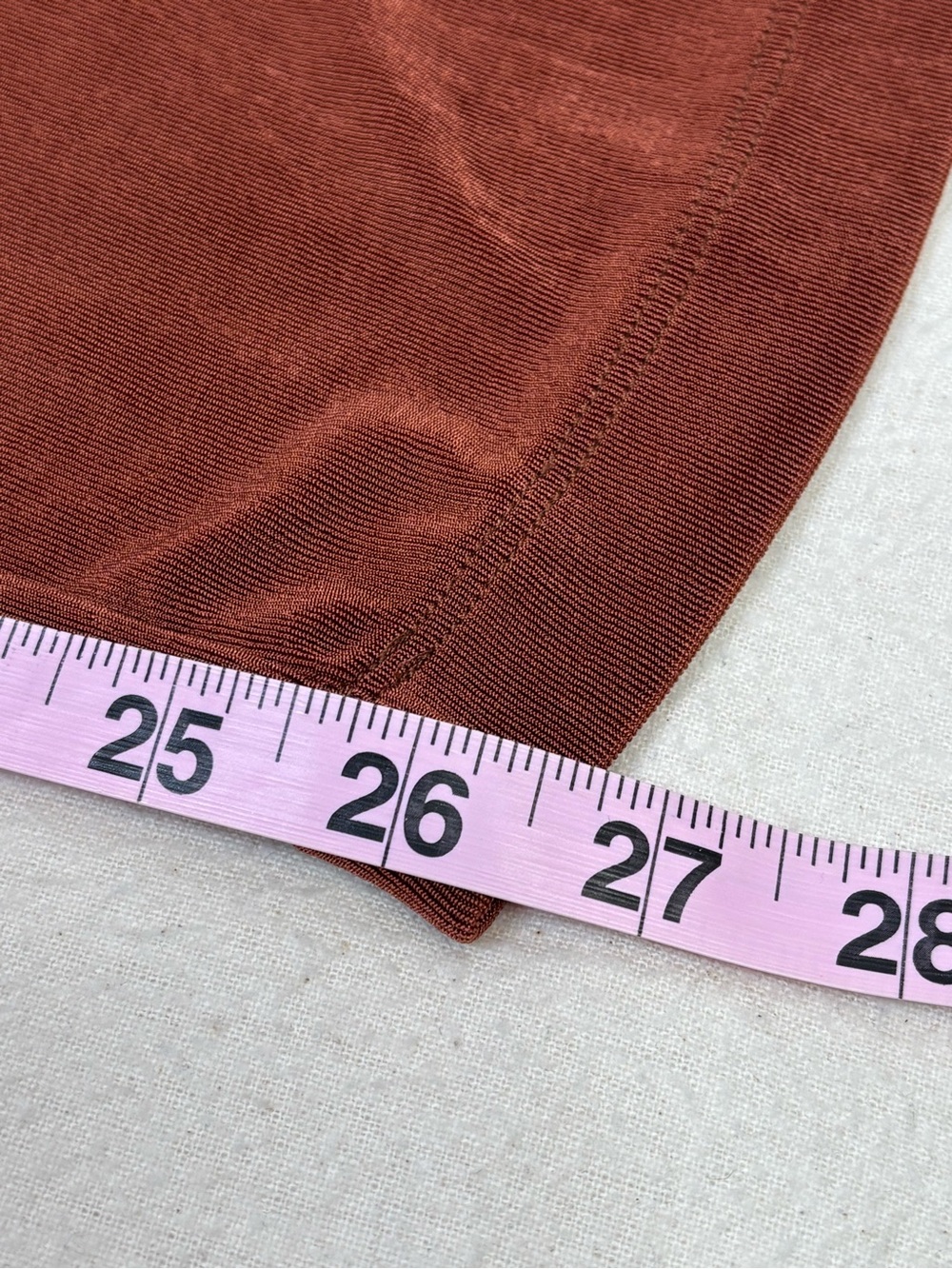 Chico’s Travelers 2 (Large) SHORT Stretchy Terracotta Color Slinky Wide Leg Pant - Picture 12 of 12